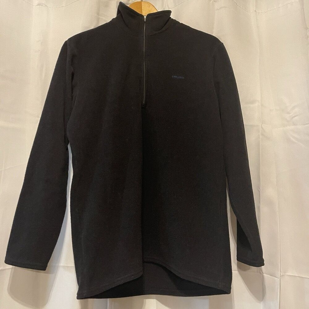 Patagonia Capilene Adult M 1/4 Zip Fleece Embroidered Logo Vintage Made In USA